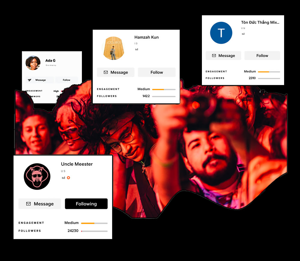 Photo of SoundCloud artists Kinneret